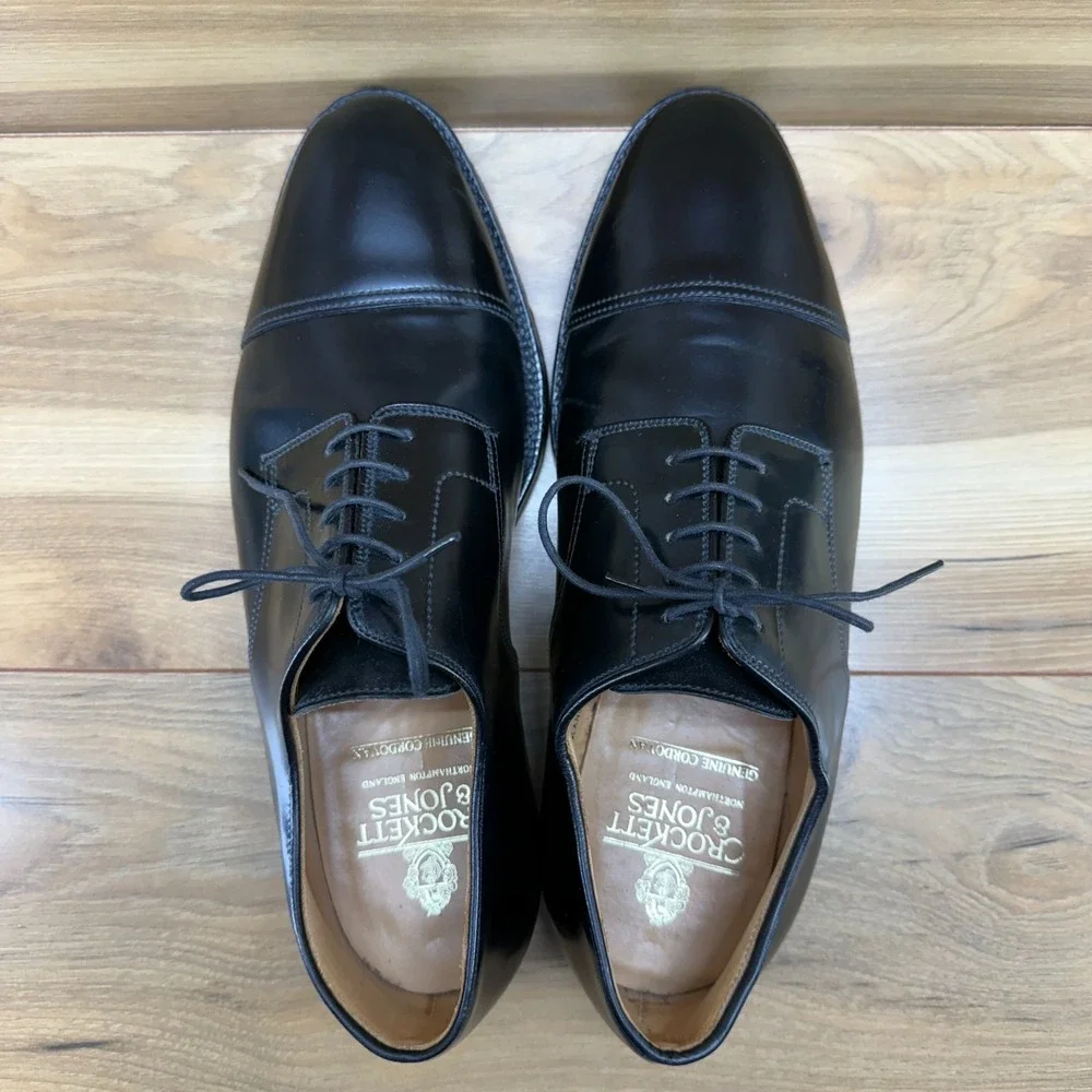 Crockett & Jones Bradford Genuine Cordovan US 10.5 E UK 9.5 E Men Cap Toe Oxford